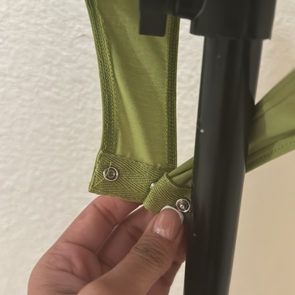 Meraki Lime Green Women's bodysuit Size L - Picture 5 of 7